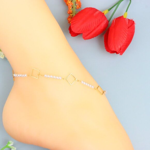 Handmade Anklet – A Stylish Choice for Women, Thoughtful Gift Idea, EVCH1793 - Picture 4 of 10